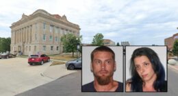 'They were gonna take him anyway': Parents abandon their young son 'without remorse' at courthouse after mother tests positive for meth, cops say