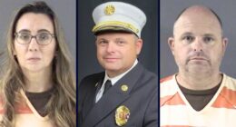 13-year-old adopted son who wouldn't stop 'picking at himself' starved by fire chief and wife until he was 'wafer thin' and weighed 55 pounds: Cops
