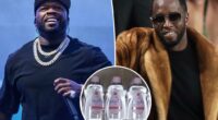 50 Cent back to savagely roasting Diddy after verdict with bizarre AI baby oil fashion show clip