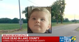 7-month-old found alone in 'random' yard leads to bodies of his parents, grandmother and teen uncle: Police