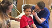 Jahkye (pictured) is one of 100 children whose lives have been transformed by free surgery