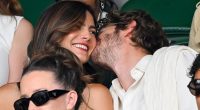 Andrew Garfield and Monica Barbaro confirmed their romance at day seven of Wimbledon on Sunday