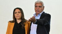 Warren Mundine (pictured with Liberal Senator Jacinta Nampijinpa Price) has called on the Prime Minister to stop dividing Australians