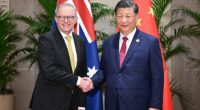 Prime Minister Anthony Albanese (left) will meet with Chinese President Xi Jinping (right) this weekend (the pair are pictured at the G20 Summit in 2024)