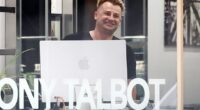 Anthony Koletti appeared to be in good spirits working at his eastern suburbs salon on Wednesday hours before he attended Waverley Police, where he was charged with assault