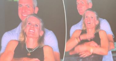 Astronomer CEO Andy Byron and HR chief Kristin Cabot caught kissing in new Coldplay concert video