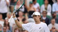 Aussie Alex de Minaur (pictured) has booked the dream Wimbledon clash with Novak Djokovic