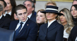 Barron Trump Is Taking Heat For Melania's Fishy Absence On Scotland Trip