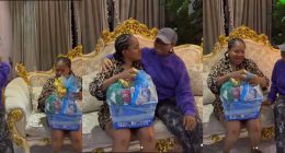 Beautiful Moment Taaooma Surprises Toyin Abraham With Home Visit And Gifts