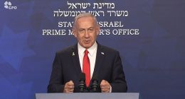 Israeli Prime Minister Benjamin Netanyahu has condemned the arson attack at a Melbourne synagogue and a protest that erupted outside an Israeli restaurant