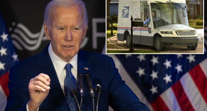 Biden push for $10B electric mail delivery fleet flops with just 250 trucks built in two years