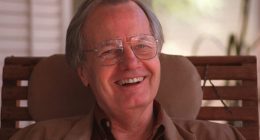 This photo of Bill Moyers was taken in 1996, three decades into his journalism career.