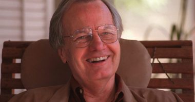 This photo of Bill Moyers was taken in 1996, three decades into his journalism career.