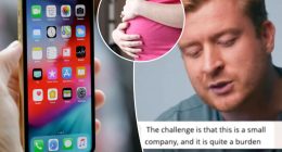 Boss under fire after texts to pregnant employee revealed