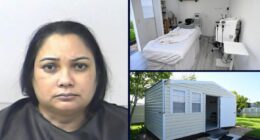 Botched Botox session leads to patient's facial paralysis and arrest of Florida woman who was running illegal 'Med Spa' out of her shed: Cops