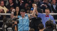 Referee Les Fear (pictured right) has complained to Combat Sport NSW over conduct from Sonny Bill Williams' camp after Wednesday night's bout in Homebush