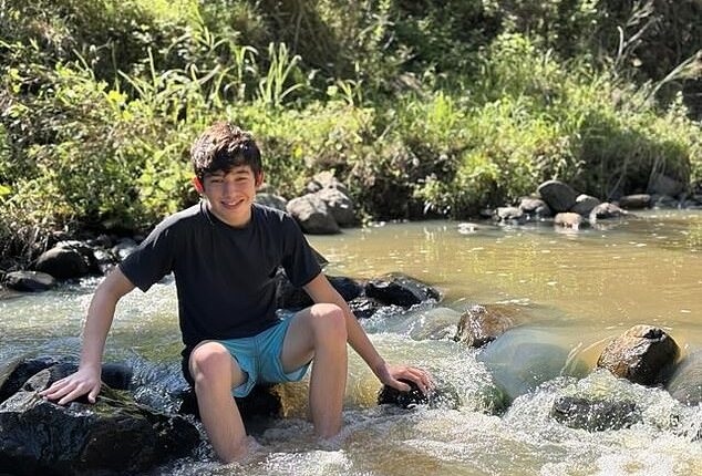 Declan Phillips, 14, died after being struck by a 4WD on his way to school on Wednesday