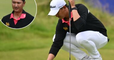 Buddhist monk Sadom Kaewkanjana in early contention at British Open