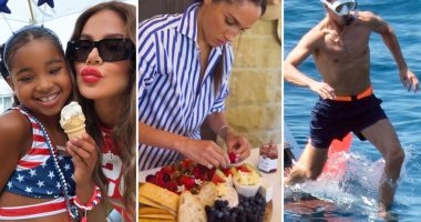 Celebrities celebrate Fourth of July: See snaps from Meghan Markle, Khloé Kardashian and more