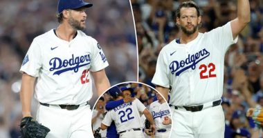 Clayton Kershaw becomes 20th pitcher in MLB history to record 3,000 strikeouts