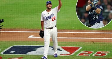 Clayton Kershaw trolls Cal Raleigh after getting him out in All-Star Game: ‘Suck it, Big Dumper!’