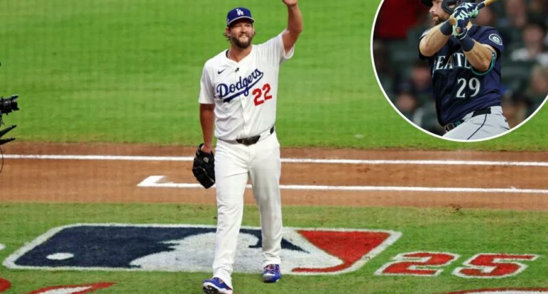 Clayton Kershaw trolls Cal Raleigh after getting him out in All-Star Game: ‘Suck it, Big Dumper!’