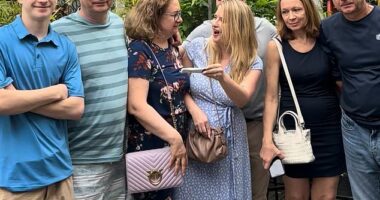 A woman whose mom was fiercely slammed over her 'rude' reaction to her pregnancy reveal has explained what really happened