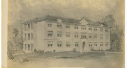 A sketch of the Florida Normal & Industrial Institute, which is now Florida Memorial University. Photo courtesy of FMU. The Black History Museum Task Force voted to recommend land owned by the university as the museum site.