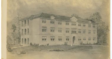A sketch of the Florida Normal & Industrial Institute, which is now Florida Memorial University. Photo courtesy of FMU. The Black History Museum Task Force voted to recommend land owned by the university as the museum site.