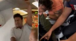 Deranged easyJet flier yells, ‘I’ve got a bomb!’ and threatens Trump before hero passengers tackle him