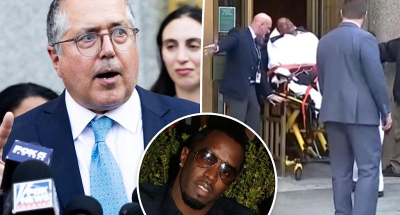 Diddy’s lawyer rushes to save seizing civilian with blood ‘pouring from his mouth’ following trial verdict