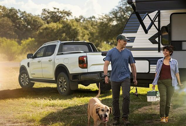 The sales boss of an electric car company has suggested many ute drivers in Australia aren't even tradies and were simply buying them to avoid paying tax (pictured is a Ford Ranger ute)