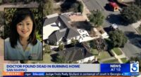 Doctor found dead in house fire was killed by the husband she was trying to divorce: DA