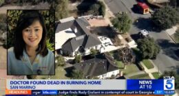 Doctor found dead in house fire was killed by the husband she was trying to divorce: DA