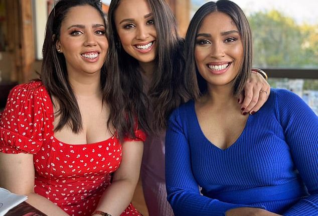 Alyssa Charles (pictured center with her sisters Chante and Jasmine) is the Disney Dream's lead physician, based in her native South Africa