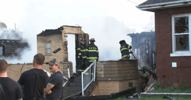 Dog still missing after fire destroys homes, business in Blue Island, officials say