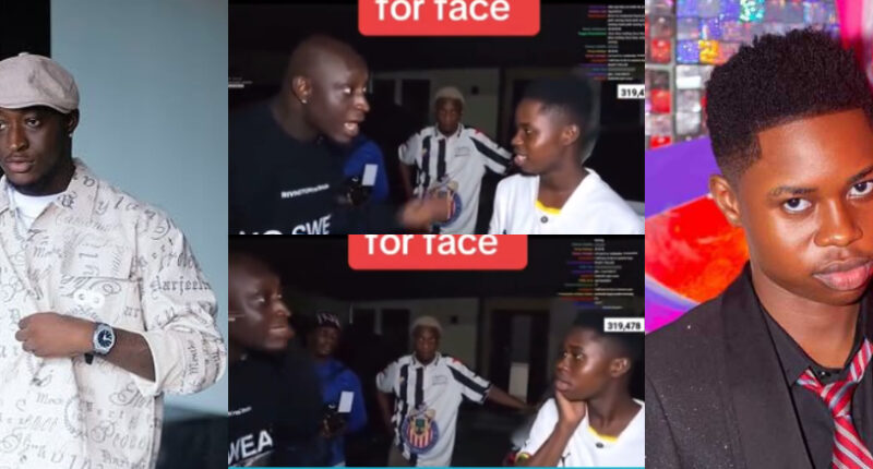 Drama Unfolds As Carter Efe Slaps Peller During Livestream, Video Sparks Reactions