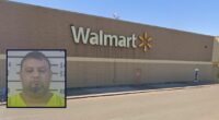 Father arrested after teen daughter gives birth in Walmart bathroom, employees find baby dumped in trash can, cops say