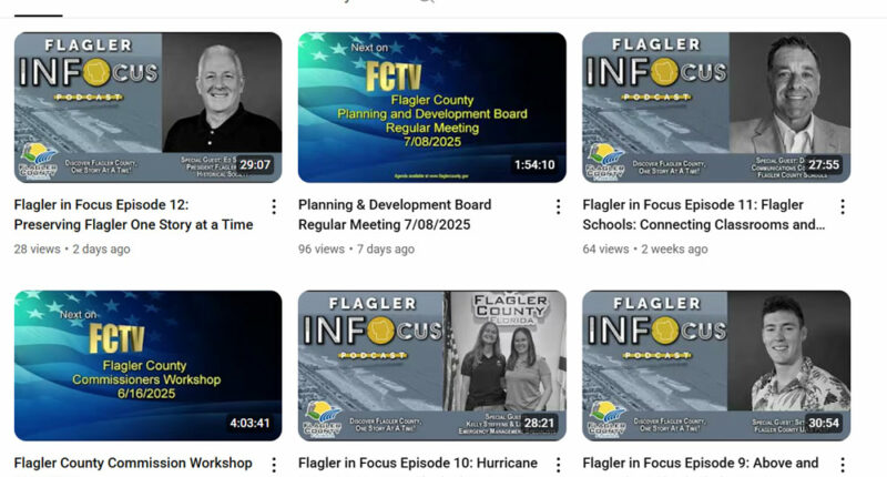 Flagler County ‘Awards of Excellence’ for Podcast Series and Writing