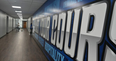 A new wing at Matanzas High School puts the focus on classes designed to earn students industry certifications, one of the criteria that play into school and district grades. (© FlaglerLive)