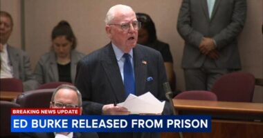 Former Ald. Ed Burke released from prison, staying at Chicago halfway house
