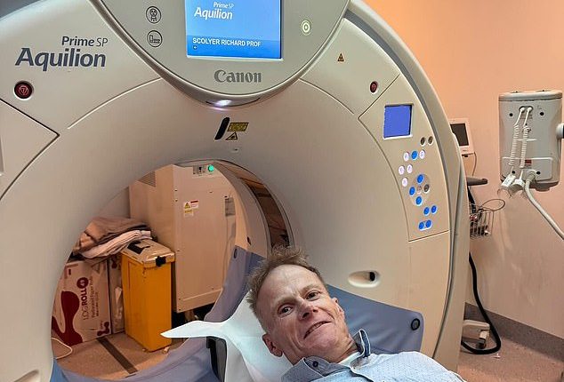 Dr Richard Scolyer has revealed he had some 'tough times' during his cancer battle in June