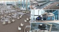 Futuristic airport makes major cuts to passenger wait times with wild ‘shotgun cartridge’ boarding system