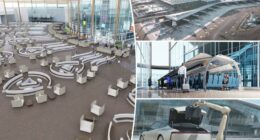 Futuristic airport makes major cuts to passenger wait times with wild ‘shotgun cartridge’ boarding system