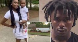 Georgia killer spits at prosecutors moments after he’s sentenced to life in prison for fatally shooting his child’s mother outside daycare center