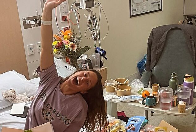 Ms Wilga returned to social media on Monday night, where she appeared well-stocked after losing 12kg across her 11 nights among the elements