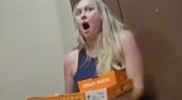 Brandy (pictured) was absolutely shocked when she heard what happened to her GrubHub driver