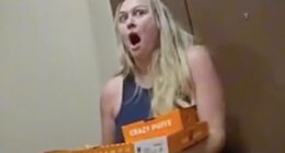 Brandy (pictured) was absolutely shocked when she heard what happened to her GrubHub driver
