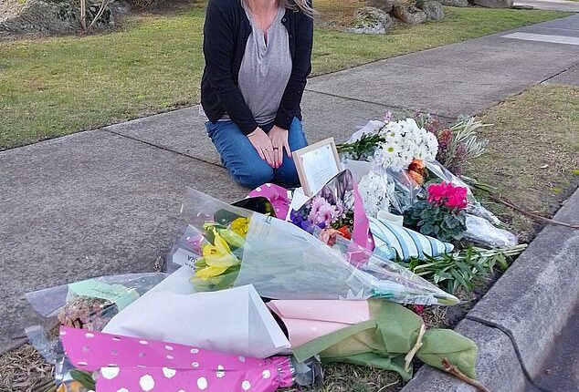 Full-time carer Tracey Jean, 56, (pictured) rushed to cradle the two-year-old boy after the crash and shielded the youngster from seeing his dying grandparents