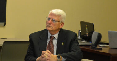 The civilian clothes will soon have to give way to the sheriff